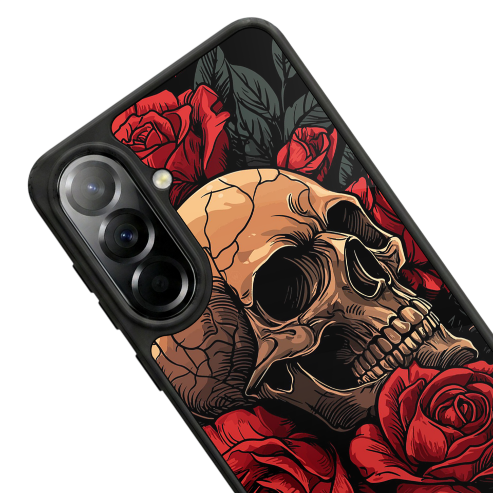 Samsung Galaxy A57 Uyumlu KuruKafa Tasarımlı Glossy Premium Kılıf