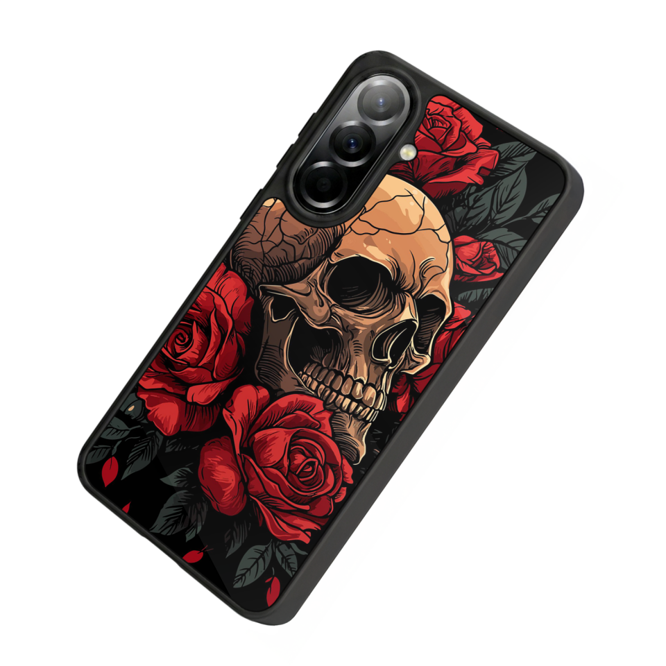 Samsung Galaxy A57 Uyumlu KuruKafa Tasarımlı Glossy Premium Kılıf