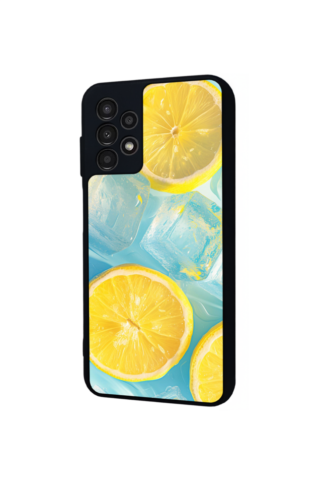 Samsung Galaxy A23 Uyumlu Limon Tasarımlı Glossy Premium Kılıf