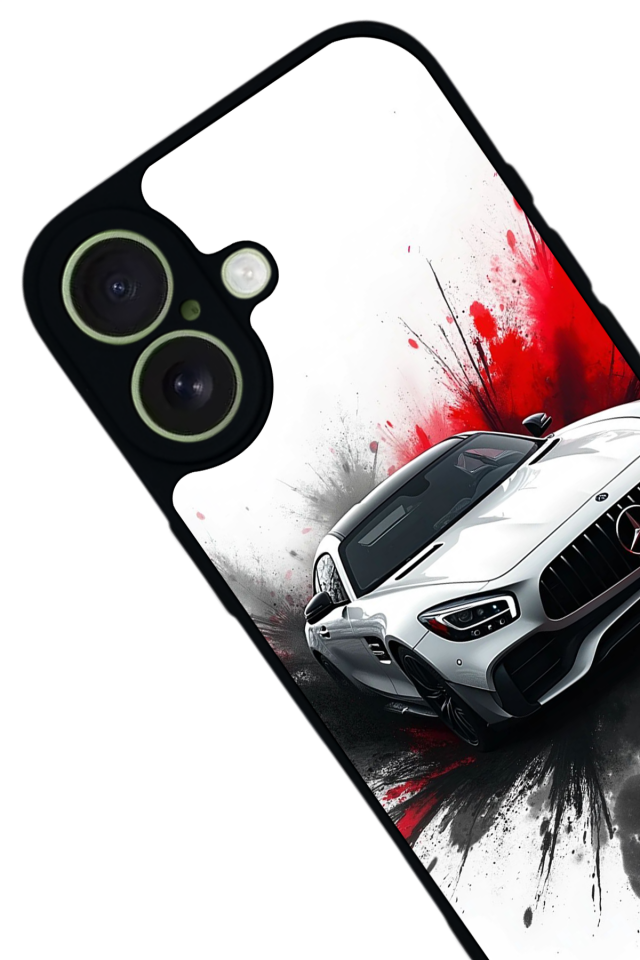 iPhone 17 Uyumlu Mercedes Tasarımlı Glossy Premium Kılıf