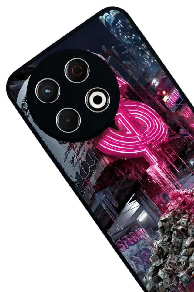 Tecno Spark 30 Pro Uyumlu Para Tasarımlı Glossy Premium Kılıf