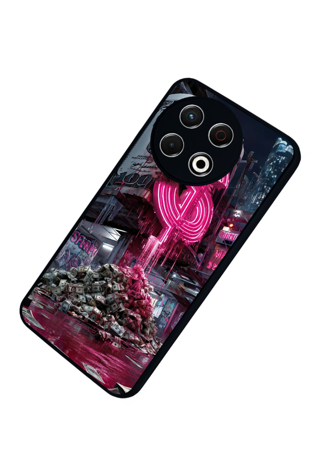 Tecno Spark 30 Pro Uyumlu Para Tasarımlı Glossy Premium Kılıf