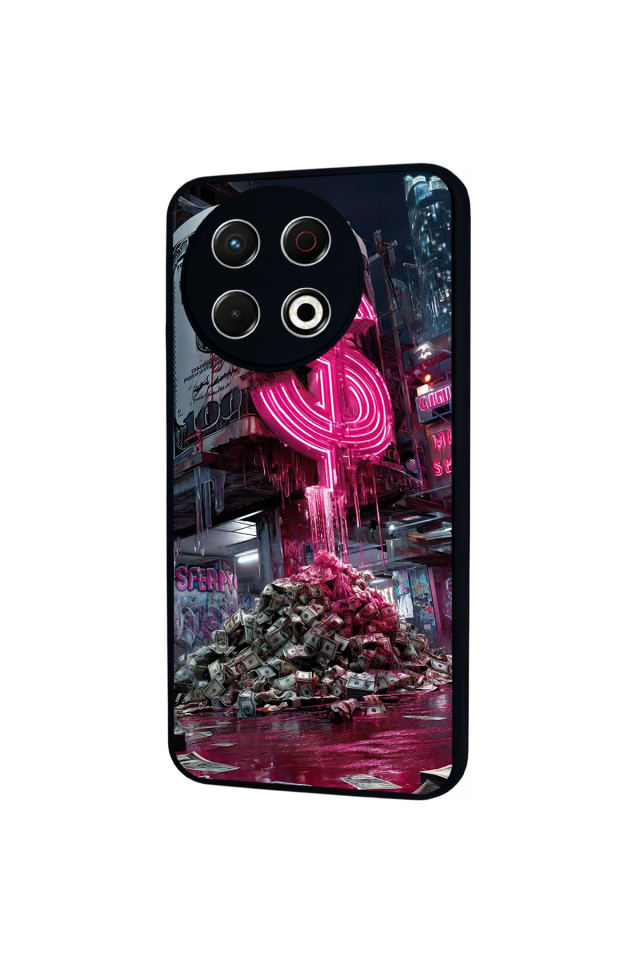 Tecno Spark 30 Pro Uyumlu Para Tasarımlı Glossy Premium Kılıf