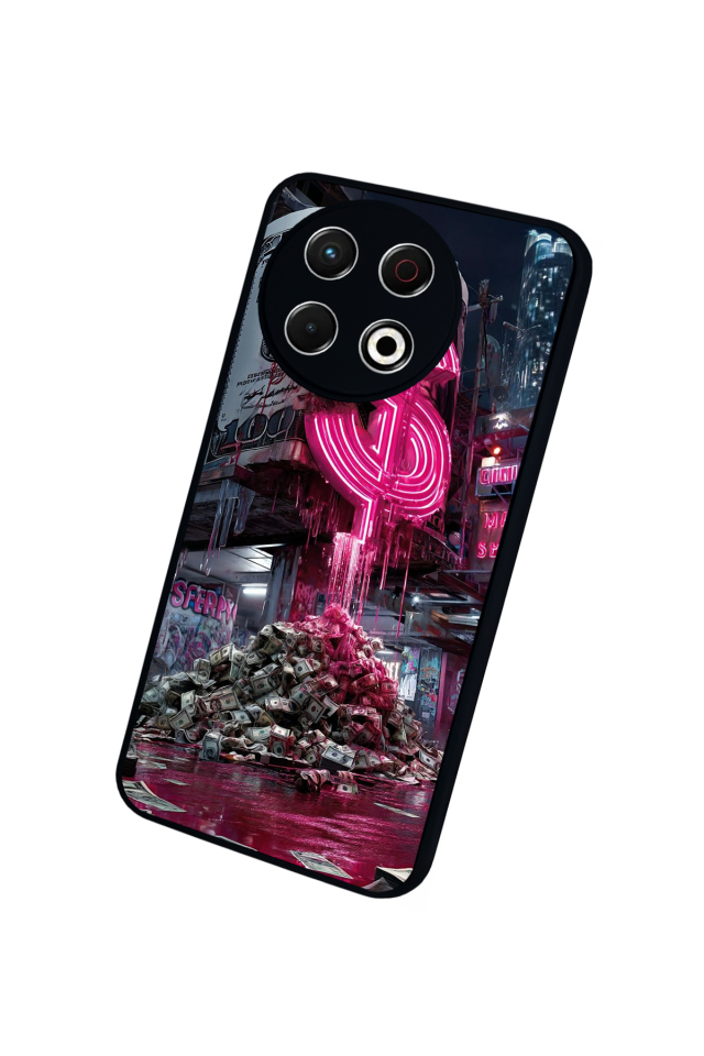 Tecno Spark 30 Pro Uyumlu Para Tasarımlı Glossy Premium Kılıf