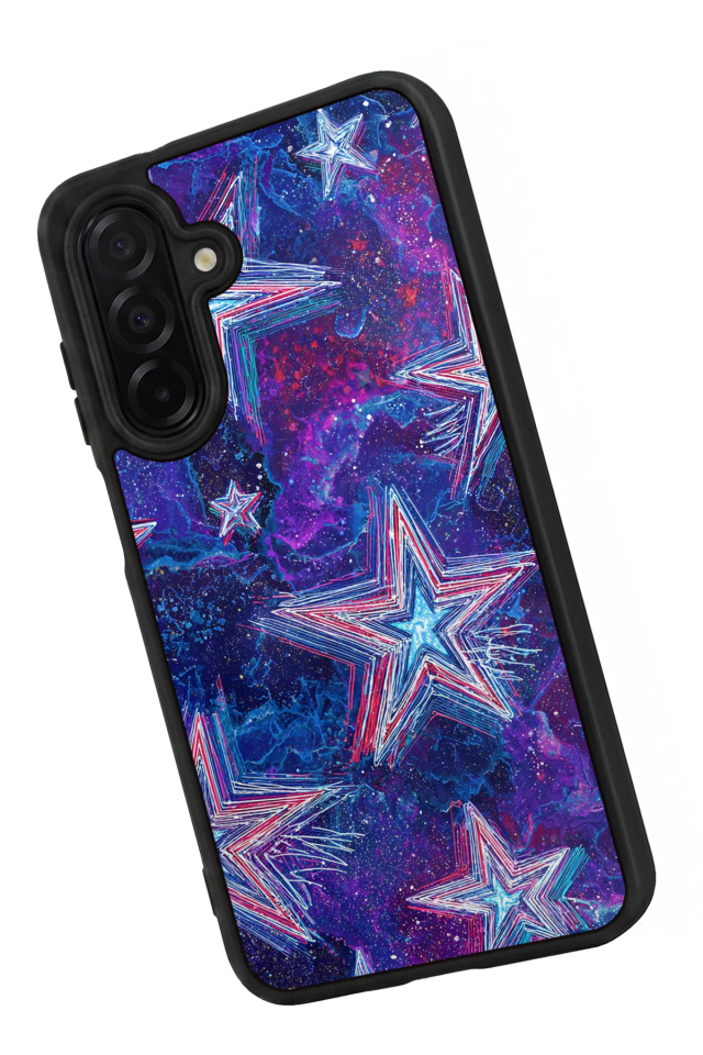 Samsung Galaxy A26 Uyumlu Retro Yildizlar Tasarımlı Glossy Premium Kılıf