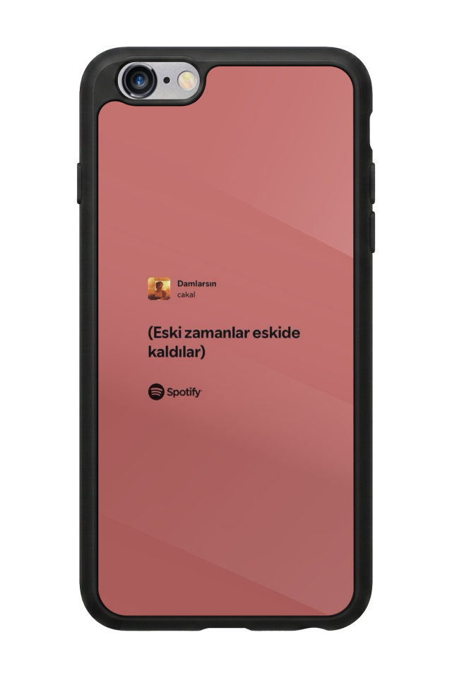 iPhone 6 Plus Uyumlu Sarki Sozleri Tasarımlı Glossy Premium Kılıf