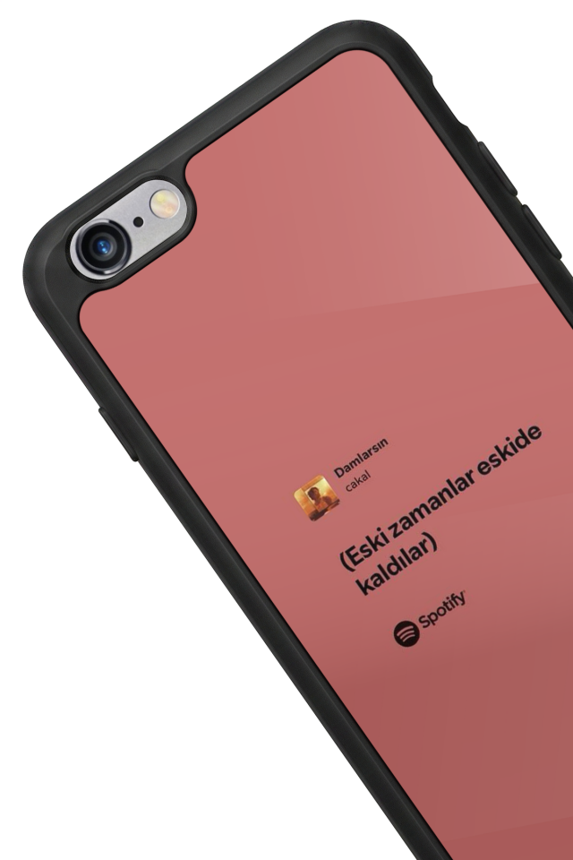 iPhone 6 Plus Uyumlu Sarki Sozleri Tasarımlı Glossy Premium Kılıf