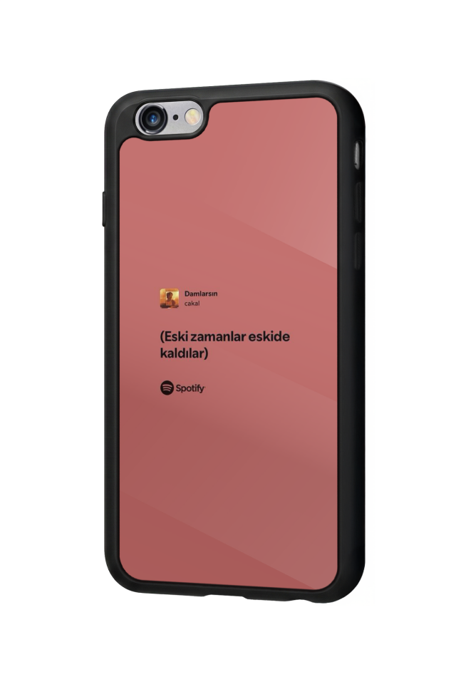 iPhone 6 Plus Uyumlu Sarki Sozleri Tasarımlı Glossy Premium Kılıf