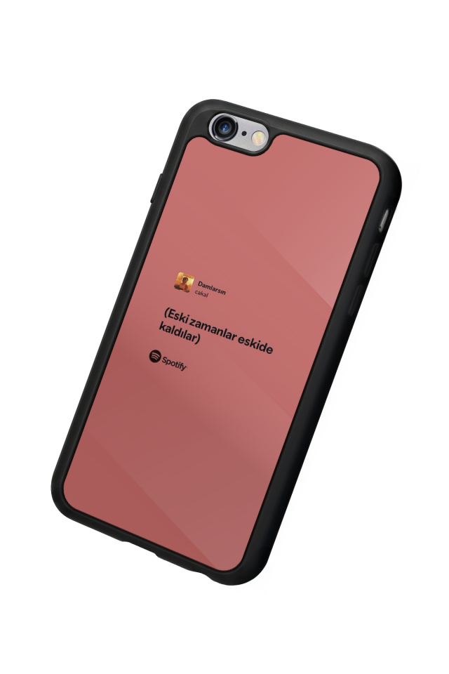 iPhone 6 Plus Uyumlu Sarki Sozleri Tasarımlı Glossy Premium Kılıf