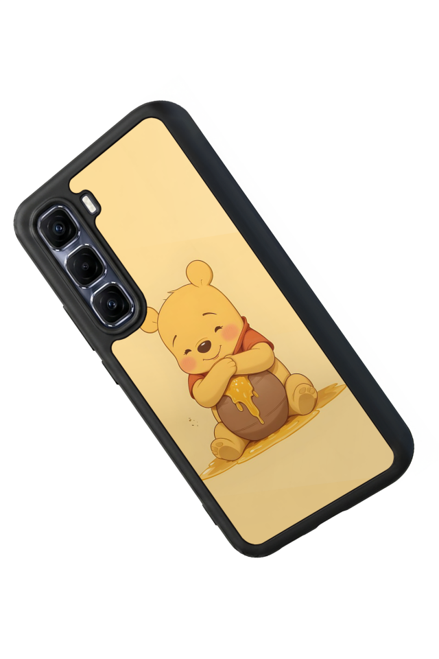 Infinix Hot 60 Pro Plus Uyumlu Winnie Tasarımlı Glossy Premium Kılıf