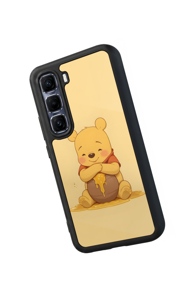 Infinix Hot 60 Pro Plus Uyumlu Winnie Tasarımlı Glossy Premium Kılıf