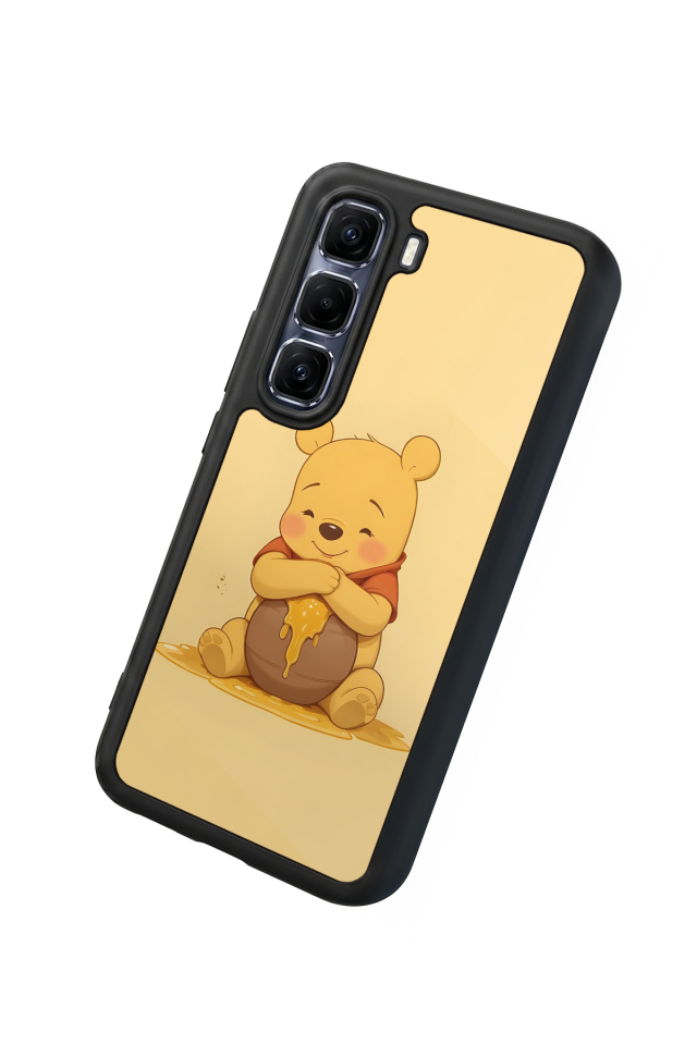 Infinix Hot 60 Pro Plus Uyumlu Winnie Tasarımlı Glossy Premium Kılıf