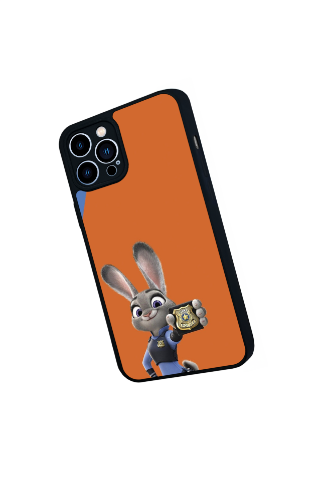 iPhone 12 Pro Max Uyumlu Zootropolis Tasarımlı Glossy Premium Kılıf