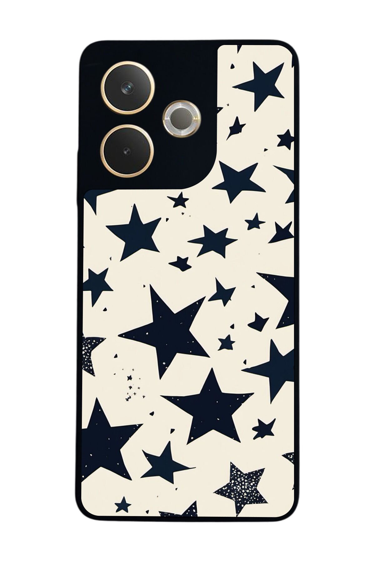 Oppo A5 Pro Uyumlu Retro Yildizlar Tasarımlı Glossy Premium Kılıf