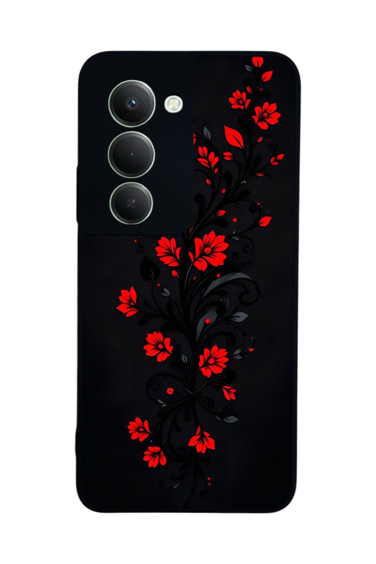 Xiaomi Redmi 15 5G Uyumlu Floral Tasarımlı Glossy Premium Kılıf