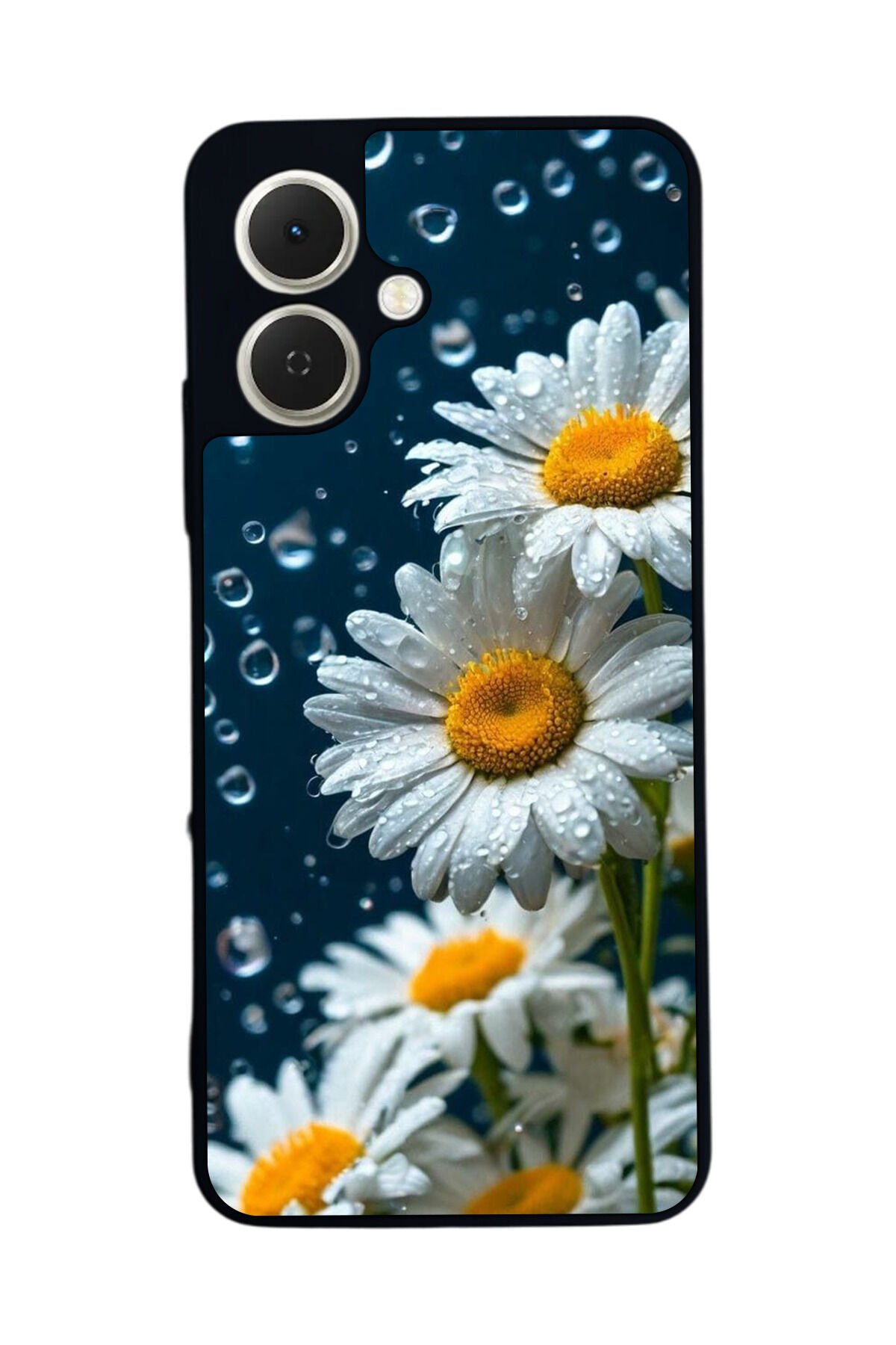Tecno Spark GO 2 Uyumlu Cicek Tasarımlı Glossy Premium Kılıf