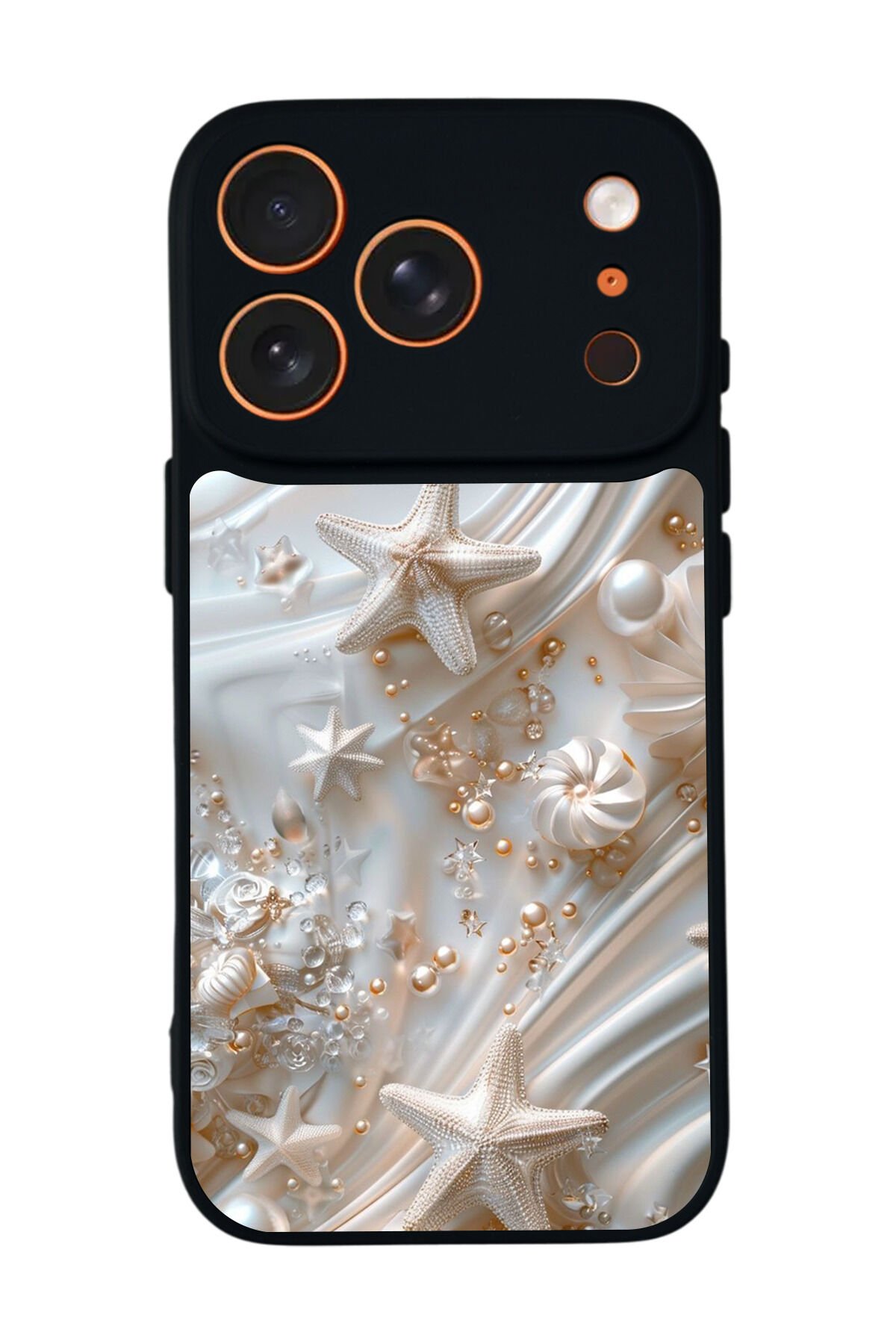 iPhone 17 Pro Max Uyumlu İnci Tasarımlı Glossy Premium Kılıf