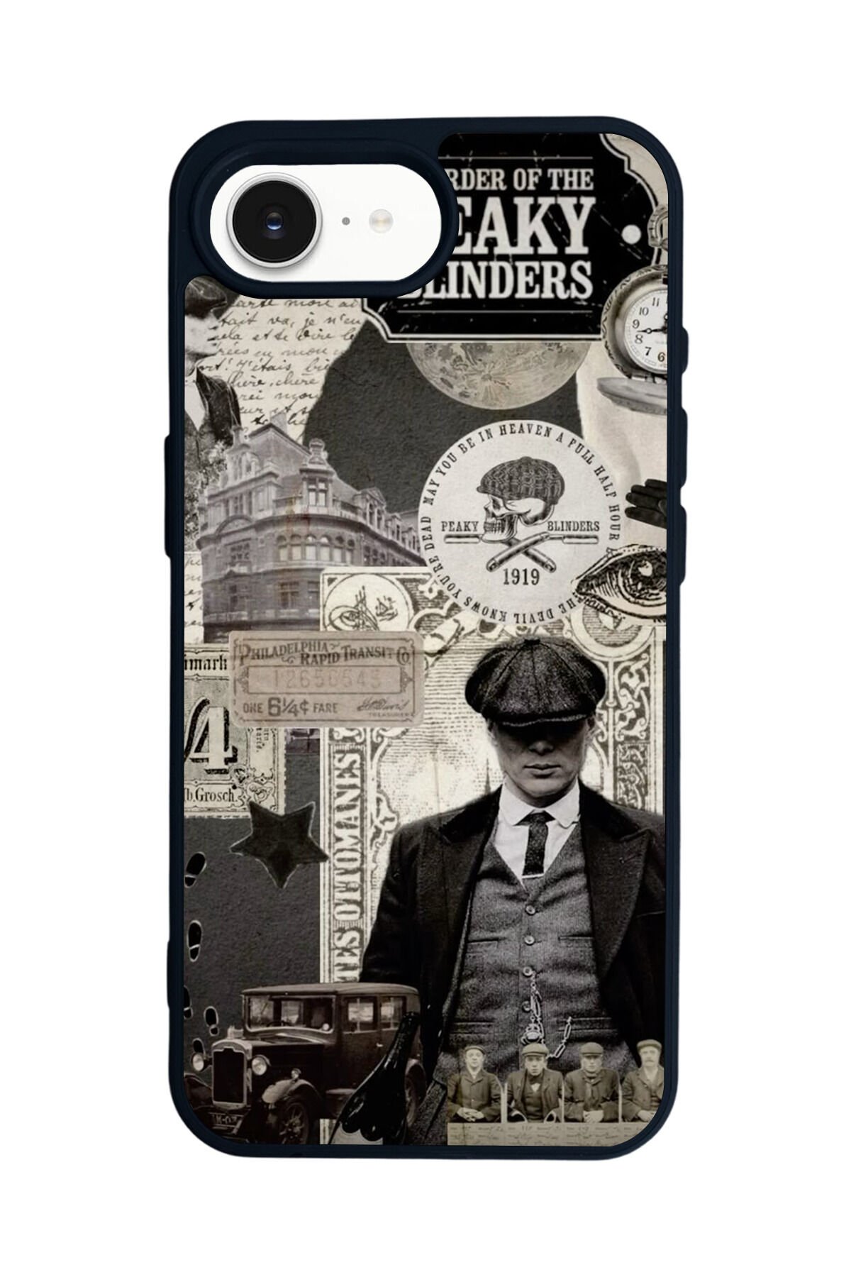 iPhone 16E Uyumlu Peaky Blinders Tasarımlı Glossy Premium Kılıf