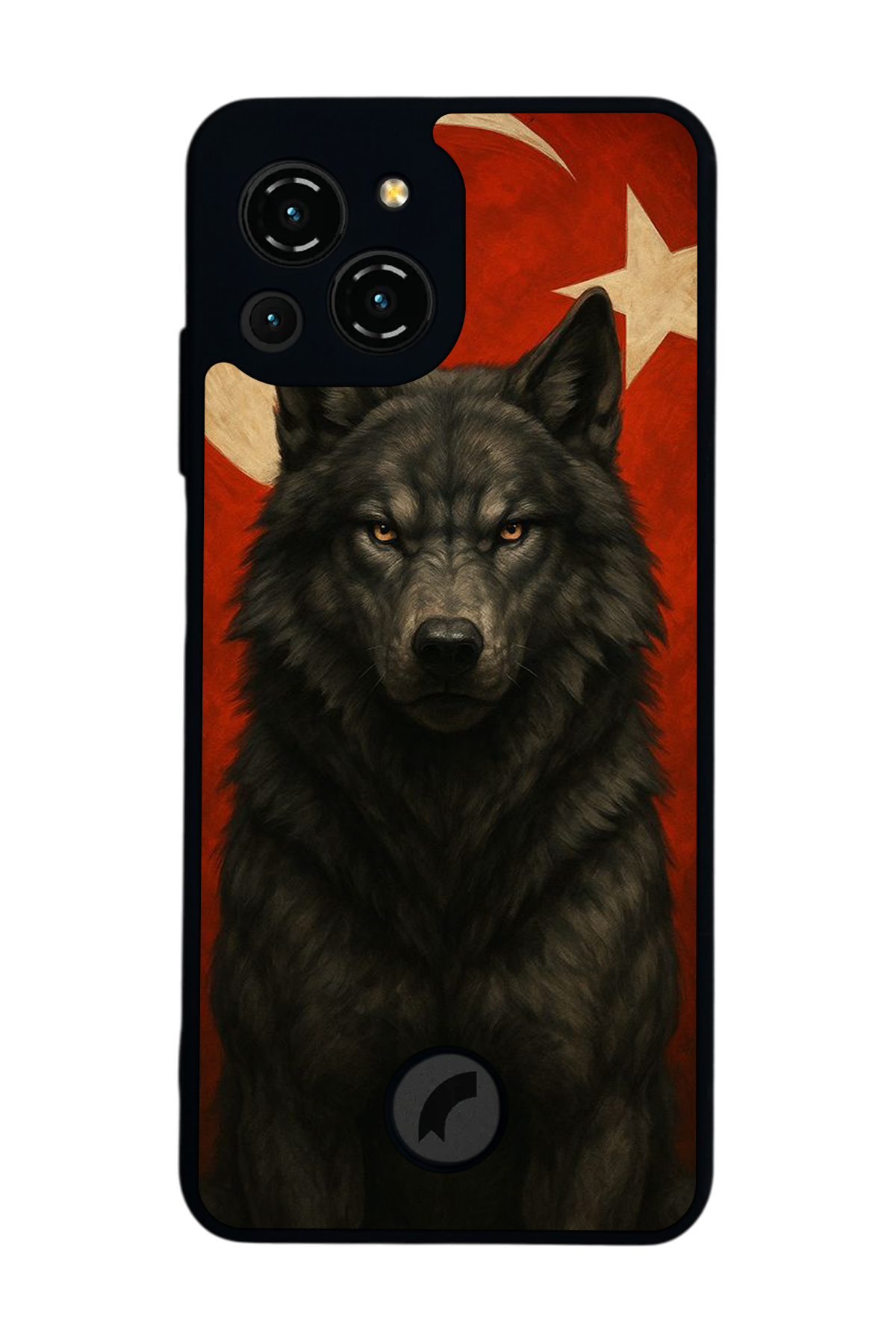 Reeder S23 Pro Max Uyumlu Bozkurt Tasarımlı Glossy Premium Kılıf