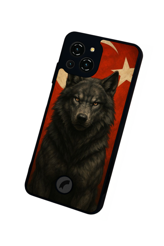 Reeder S23 Pro Max Uyumlu Bozkurt Tasarımlı Glossy Premium Kılıf