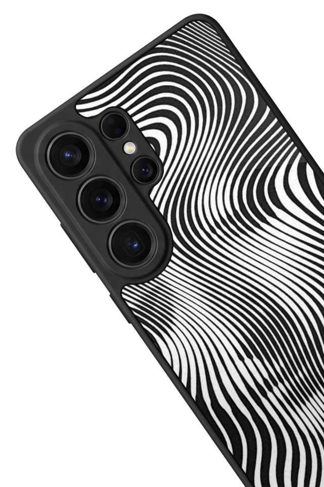 Samsung Galaxy S26 Ultra Uyumlu Çizgi Sanatı Tasarımlı Glossy Premium Kılıf