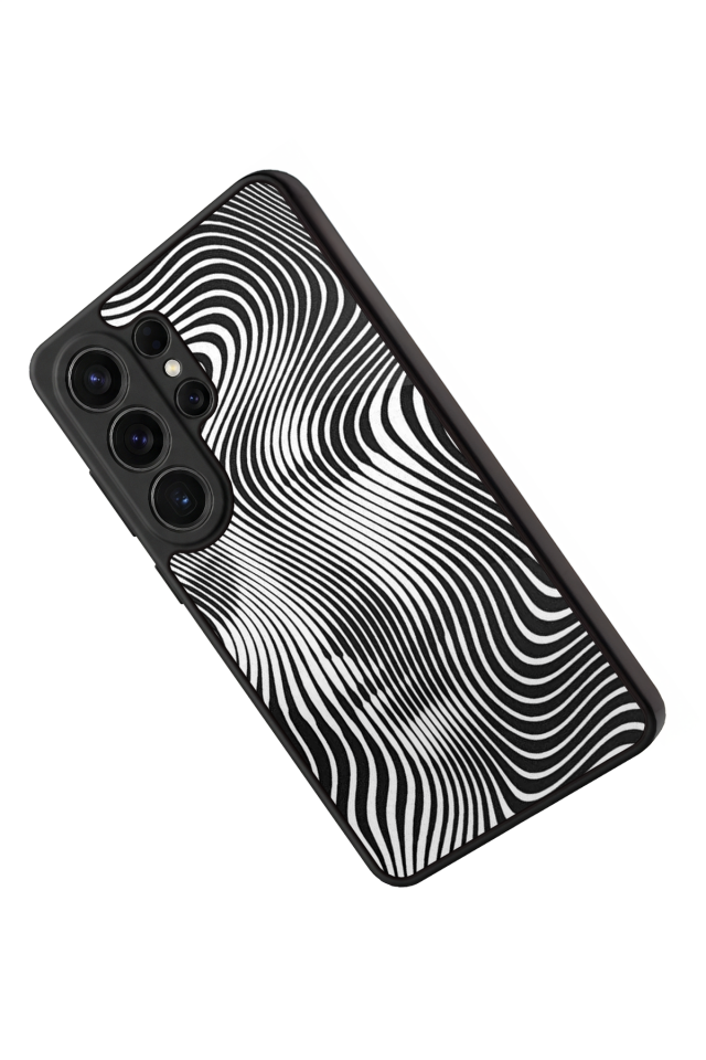 Samsung Galaxy S26 Ultra Uyumlu Çizgi Sanatı Tasarımlı Glossy Premium Kılıf