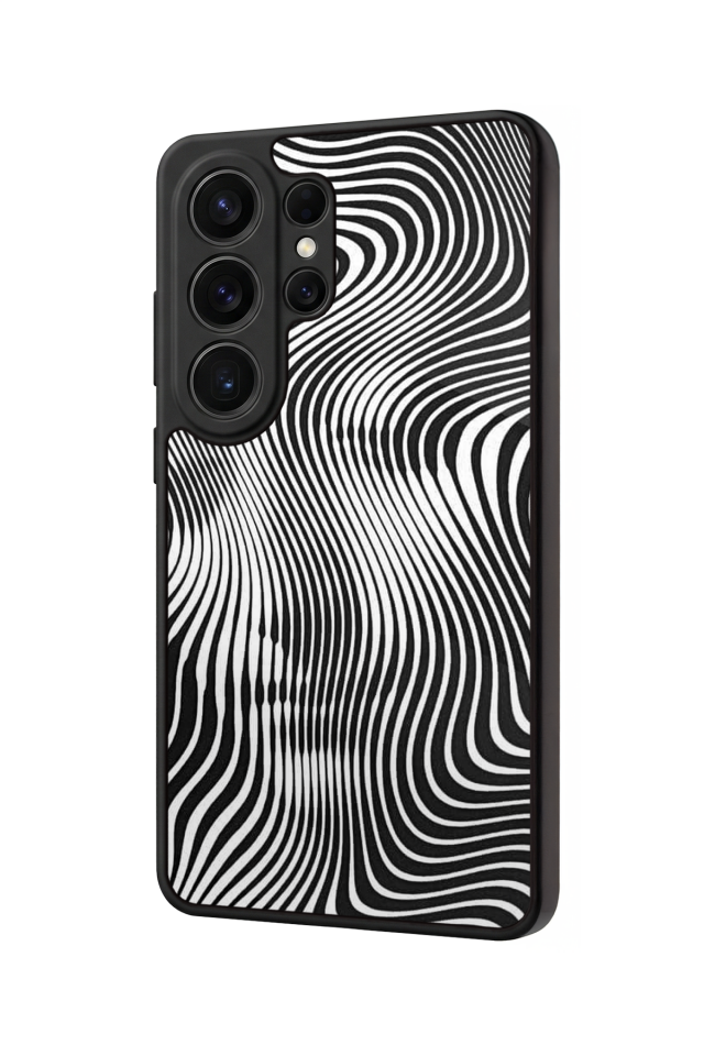 Samsung Galaxy S26 Ultra Uyumlu Çizgi Sanatı Tasarımlı Glossy Premium Kılıf