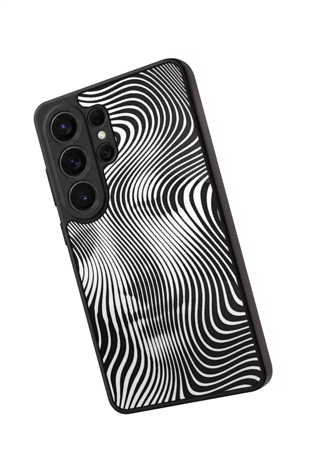 Samsung Galaxy S26 Ultra Uyumlu Çizgi Sanatı Tasarımlı Glossy Premium Kılıf