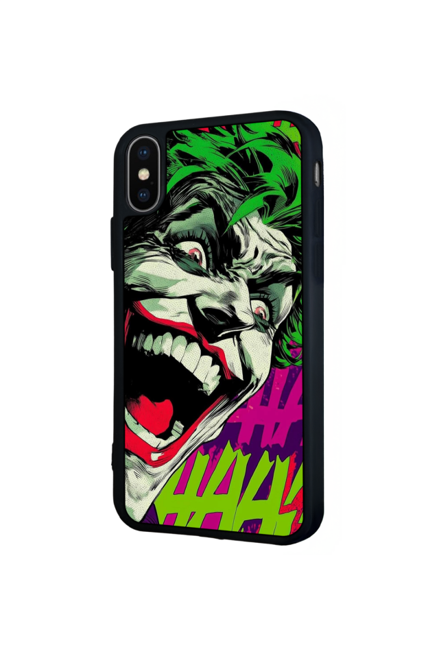 iPhone X/ XS Uyumlu Joker Tasarımlı Glossy Premium Kılıf