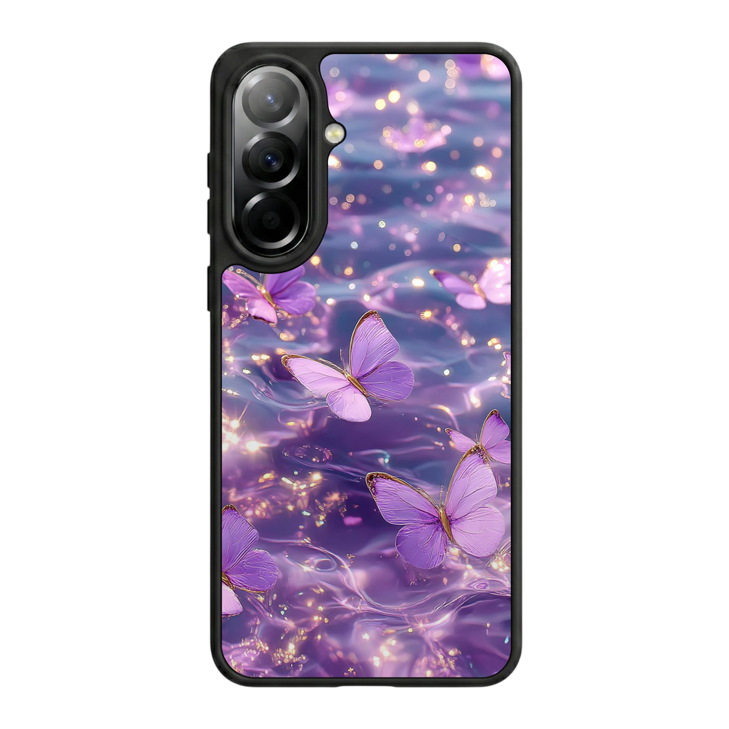 Samsung Galaxy A37 Uyumlu Kelebek Tasarımlı Glossy Premium Kılıf