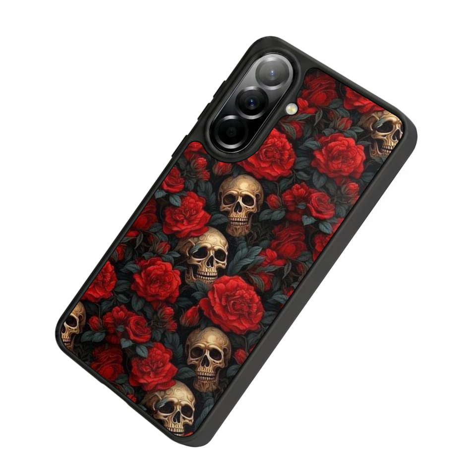 Samsung Galaxy A57 Uyumlu KuruKafa Tasarımlı Glossy Premium Kılıf