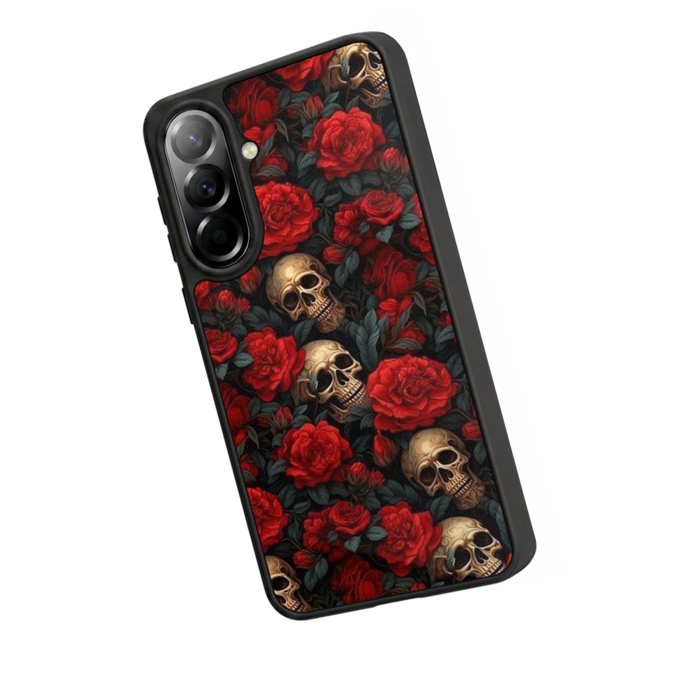 Samsung Galaxy A57 Uyumlu KuruKafa Tasarımlı Glossy Premium Kılıf