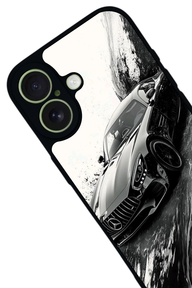 iPhone 17 Uyumlu Mercedes Tasarımlı Glossy Premium Kılıf