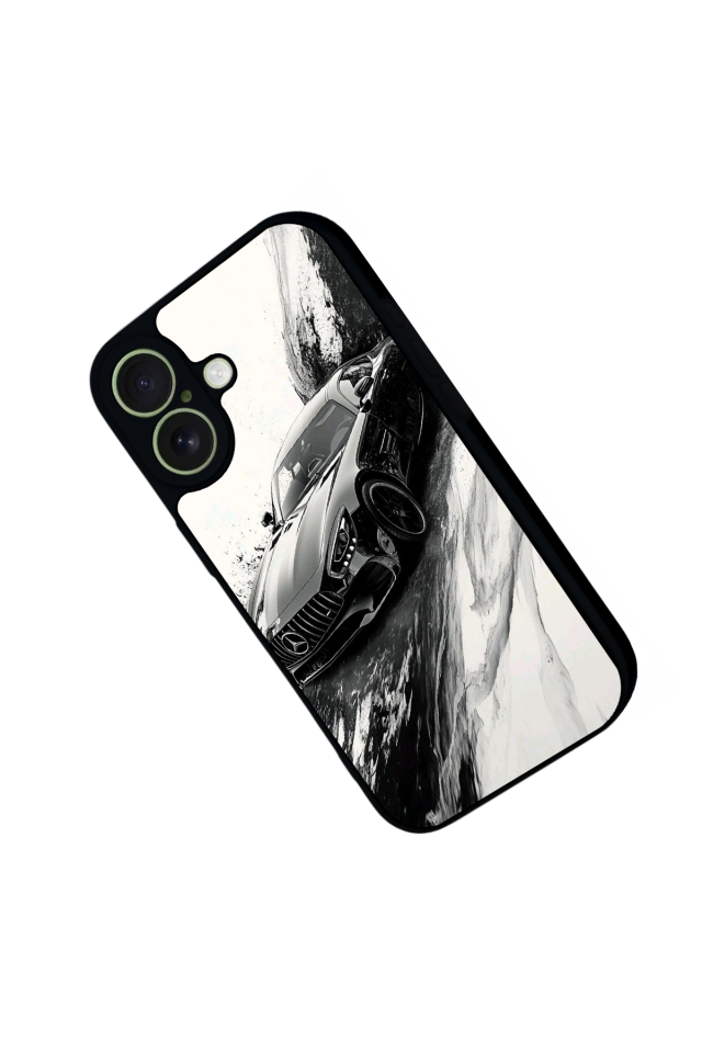 iPhone 17 Uyumlu Mercedes Tasarımlı Glossy Premium Kılıf