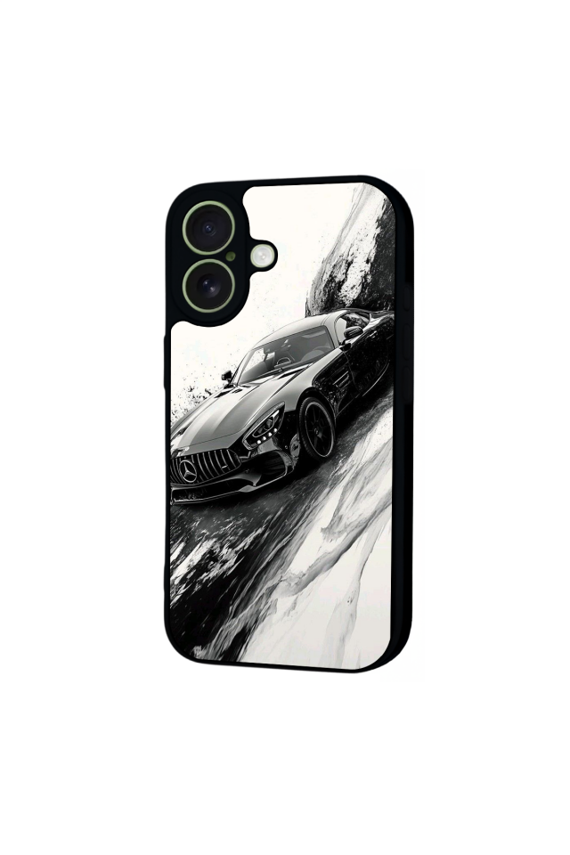 iPhone 17 Uyumlu Mercedes Tasarımlı Glossy Premium Kılıf