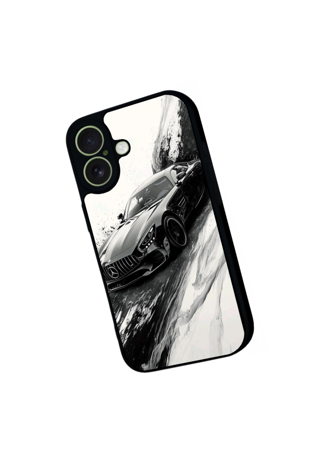 iPhone 17 Uyumlu Mercedes Tasarımlı Glossy Premium Kılıf