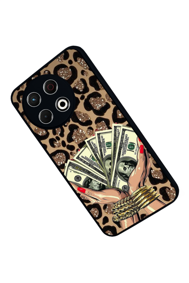 Tecno Spark 30 Pro Uyumlu Para Tasarımlı Glossy Premium Kılıf