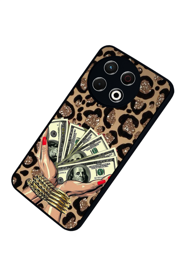 Tecno Spark 30 Pro Uyumlu Para Tasarımlı Glossy Premium Kılıf