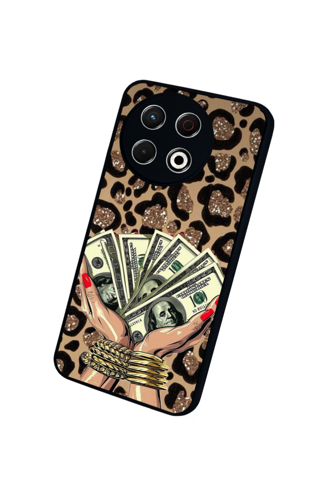 Tecno Spark 30 Pro Uyumlu Para Tasarımlı Glossy Premium Kılıf