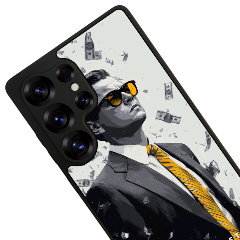 Samsung Galaxy S25 Ultra Uyumlu TheWolf Tasarımlı Glossy Premium Kılıf