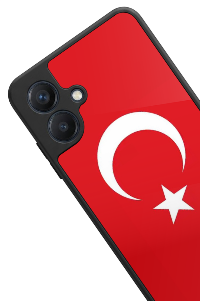 Samsung Galaxy A07 Uyumlu Türk Bayragi Tasarımlı Glossy Premium Kılıf