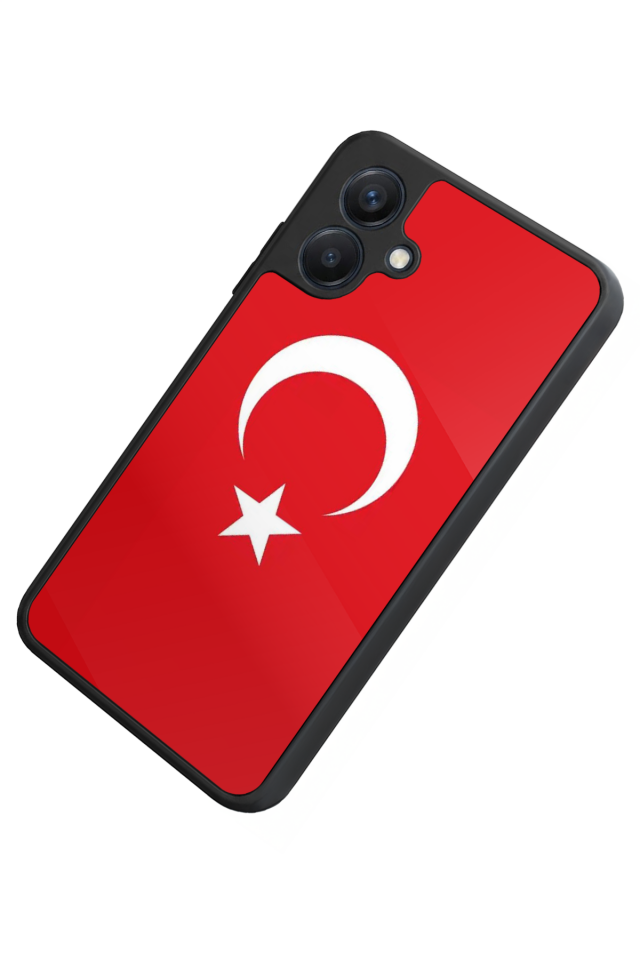 Samsung Galaxy A07 Uyumlu Türk Bayragi Tasarımlı Glossy Premium Kılıf