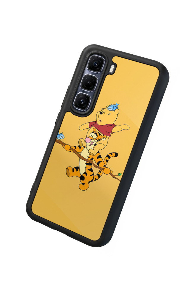 Infinix Hot 60 Pro Plus Uyumlu Winnie Tasarımlı Glossy Premium Kılıf