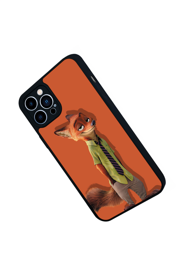iPhone 12 Pro Max Uyumlu Zootropolis Tasarımlı Glossy Premium Kılıf