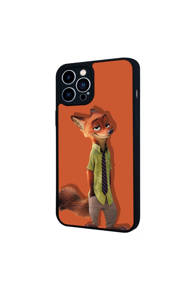iPhone 12 Pro Max Uyumlu Zootropolis Tasarımlı Glossy Premium Kılıf