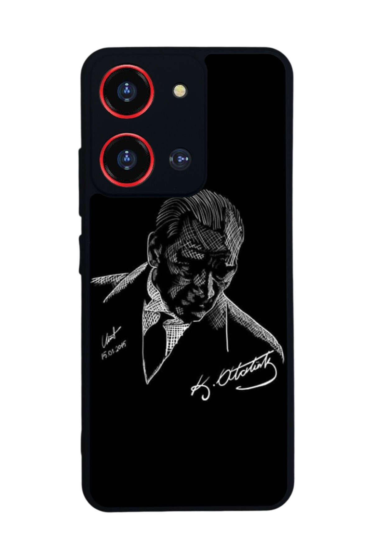 Reeder S19 Max Pro S 108MP Uyumlu Mustafa Kemal Ataturk Tasarımlı Glossy Premium Kılıf