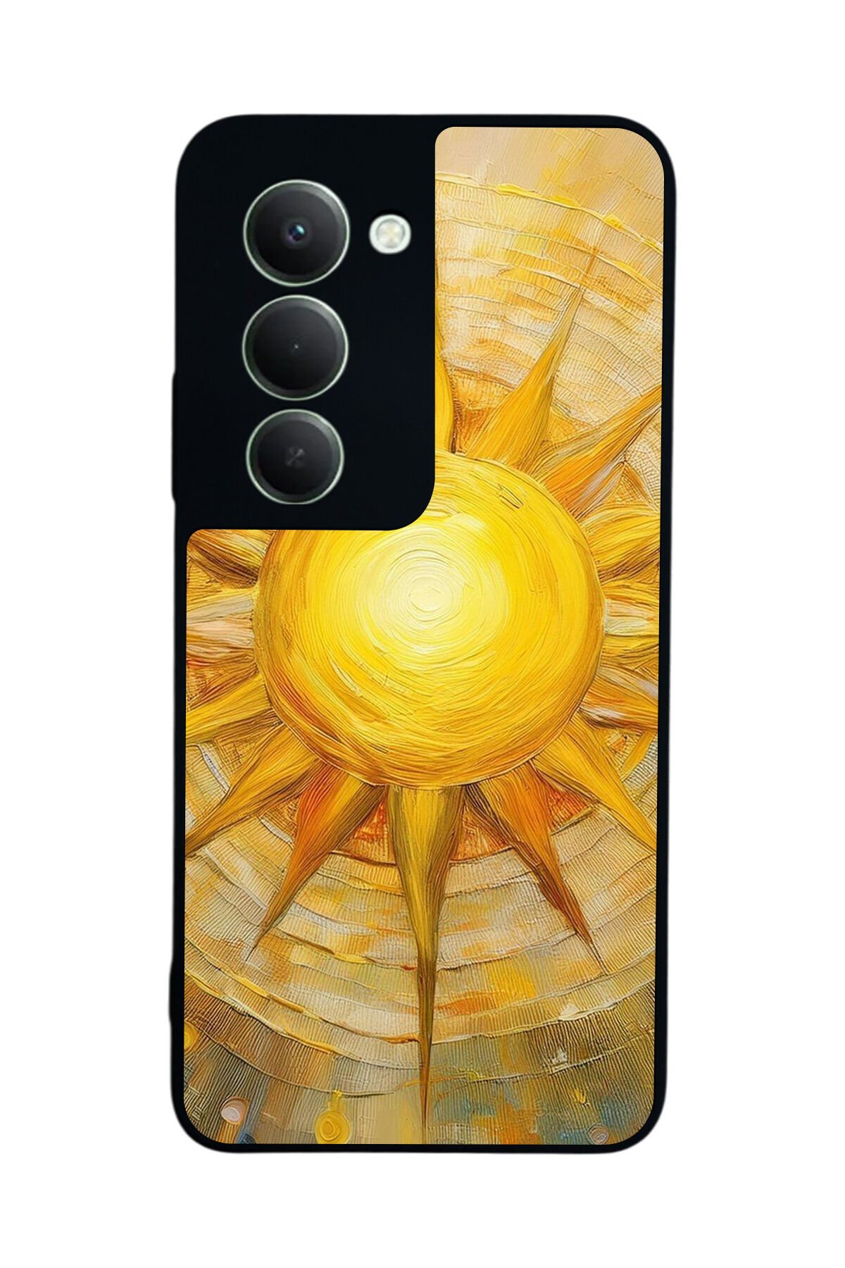 Xiaomi Redmi 15 5G Uyumlu Güneş Tasarımlı Glossy Premium Kılıf
