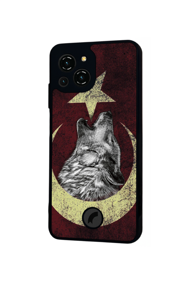 Reeder S23 Pro Max Uyumlu Bozkurt Tasarımlı Glossy Premium Kılıf