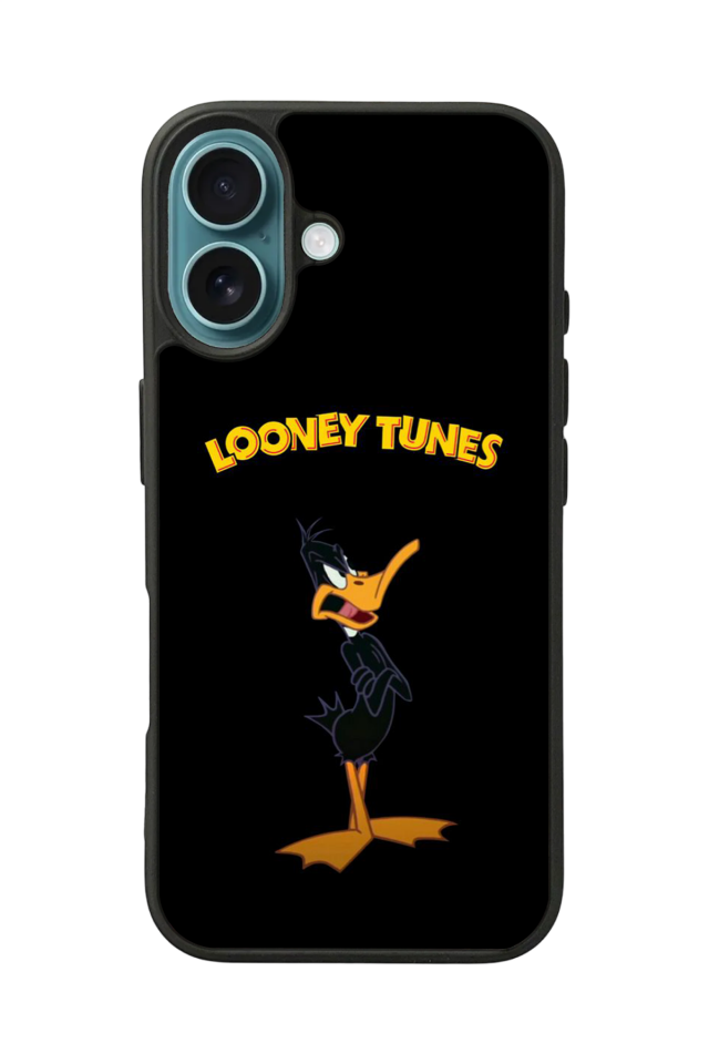 iPhone 16 Uyumlu Daffy duck Tasarımlı Glossy Premium Kılıf