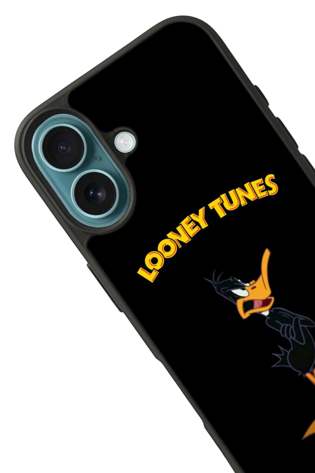 iPhone 16 Uyumlu Daffy duck Tasarımlı Glossy Premium Kılıf